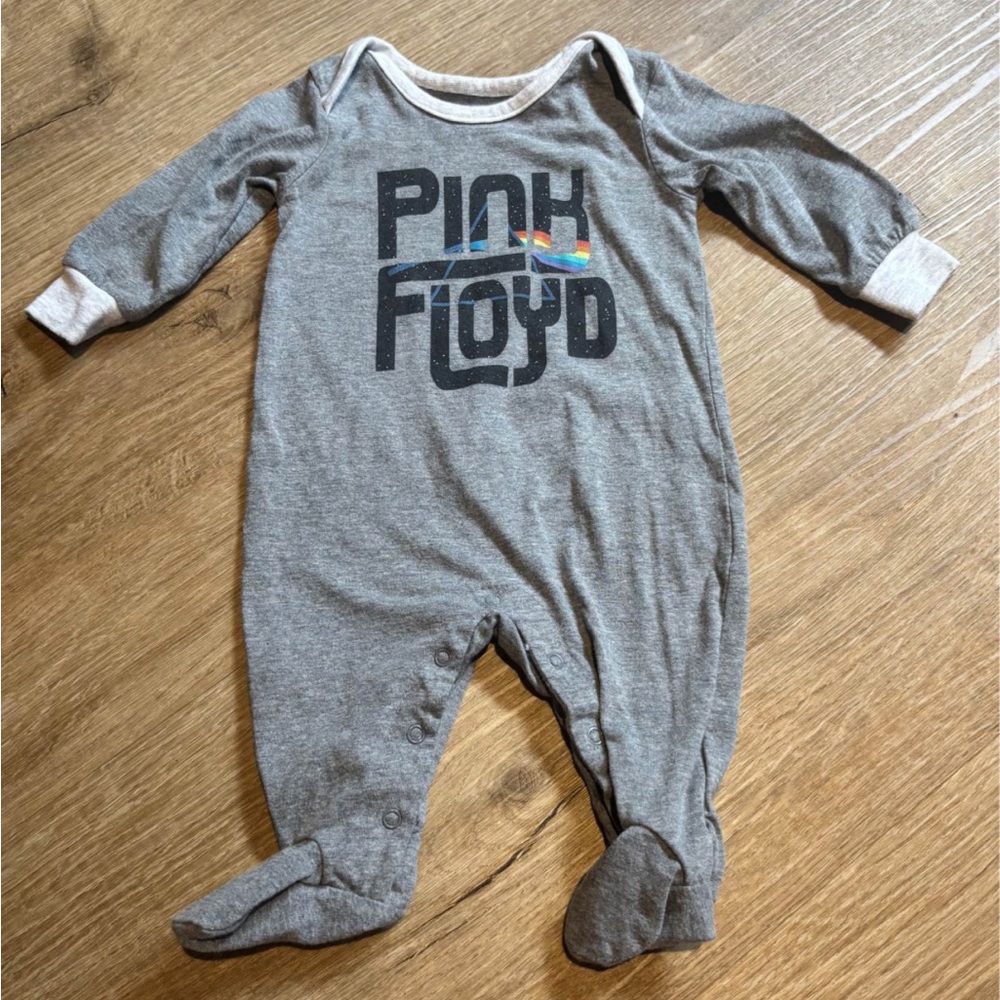 Gray Pink Floyd Kids One Piece